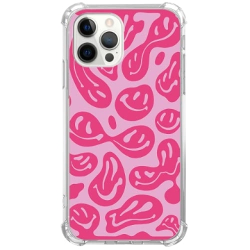 Dohakemuny Pink Melting Smile Case for iPhone 12 Pro Max