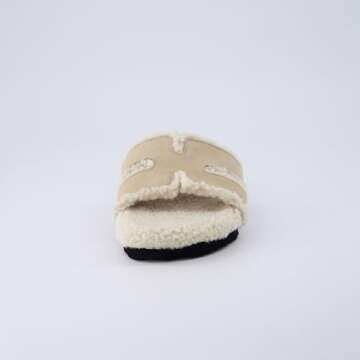 CUSHIONAIRE Women's Faux Shearling Comfortable Slippers