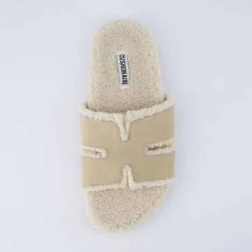 CUSHIONAIRE Women's Faux Shearling Comfortable Slippers