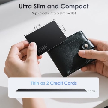 Air-Tag Wallet Tracker Card - Slim, Waterproof & Apple Certified