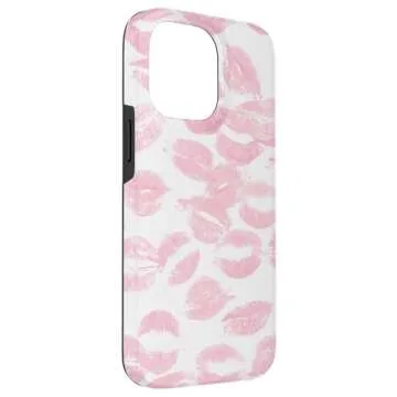 Coquette Pink Kisses Case for iPhone 14 Pro Max