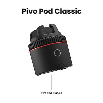 Pivo Pod Classic Auto Face Tracking Phone Holder, 360° Rotation, Content Creator Essentials for Fitness Tracker