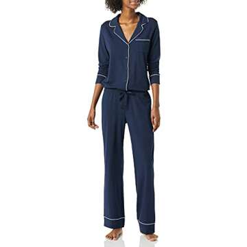 Amazon Essentials Women's Cotton Modal Pajama Set