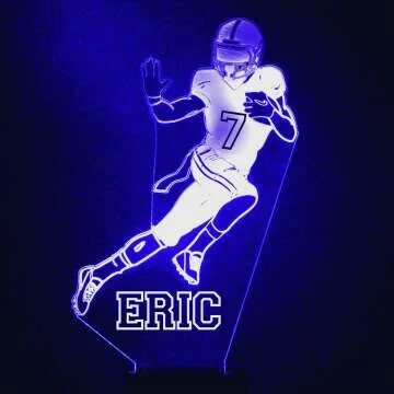 Custom LED Sports Night Light with Engraving Options