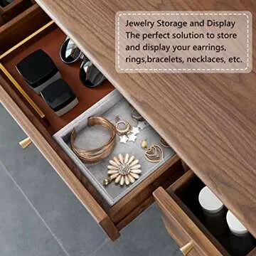 Valyria Velvet Jewelry Tray for Stylish Organization