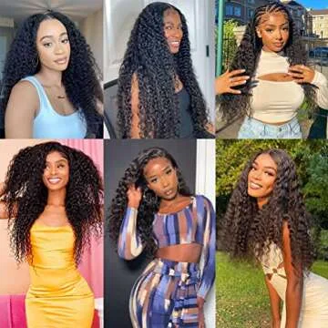 Armodeo 13x4 Deep Wave Lace Front Wigs Pre-Plucked 150% Density Curly HD Lace Frontal Wig Lace Front Human Hair Wigs For Black Women With Baby Hair
