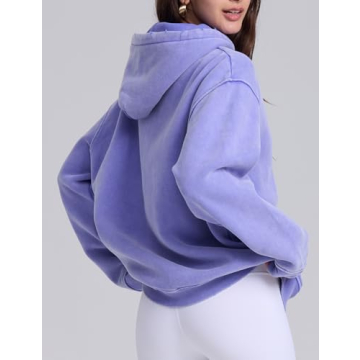 Oversized Acid Wash Hoodie for Trendy Streetwear Style