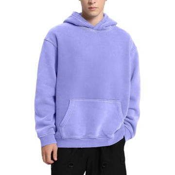 Oversized Acid Wash Hoodie for Trendy Streetwear Style