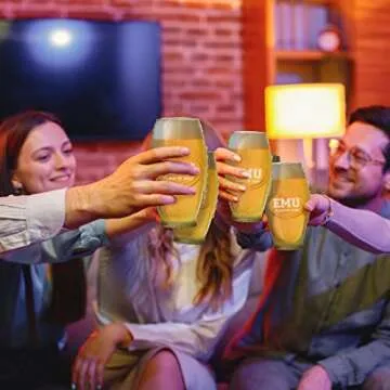 Personalized Football Tumbler Beer Glass - 23 oz Engraved Gifts