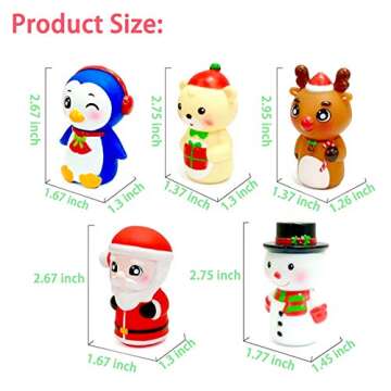 Charming Christmas Finger Puppets for Toddlers - 5 Festive Characters