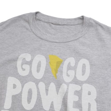 Popfunk Official Power Rangers Mighty Morphin' Adult Unisex Classic Ring-Spun T-Shirt (X-Large)