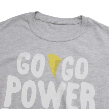 Popfunk Official Power Rangers Mighty Morphin' Adult Unisex Classic Ring-Spun T-Shirt (X-Large)