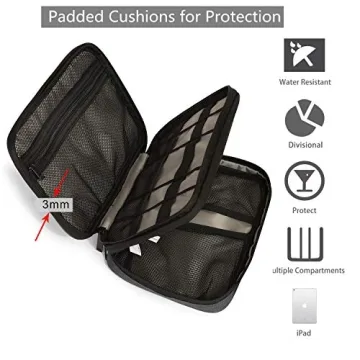 BAGSMART Travel Cable Organizer for Electronics Accessories