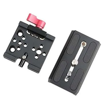CAMVATE Quick Release Base Plate Compatible with Manfrotto 501/504/ 577 Tripod Standard Accessory - 1419