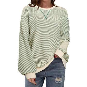 SHEWIN Women's Trendy Fall Sweatshirt - Comfort & Style!