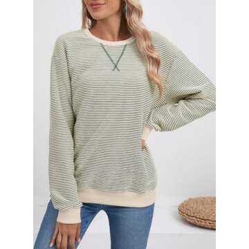 SHEWIN Women's Trendy Fall Sweatshirt - Comfort & Style!