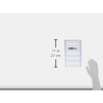 STERILITE Clearview Small 5 Drawer Storage Unit