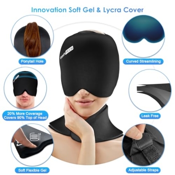 ComfiTECH Cold Cap & Neck Ice Pack for Effective Relief