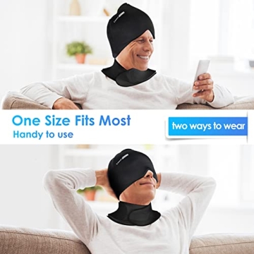 ComfiTECH Cold Cap & Neck Ice Pack for Effective Relief