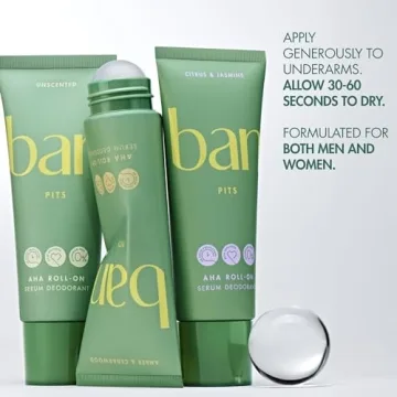 Ban AHA Deodorant Roll-On | 48-Hour Aluminum-Free Freshness