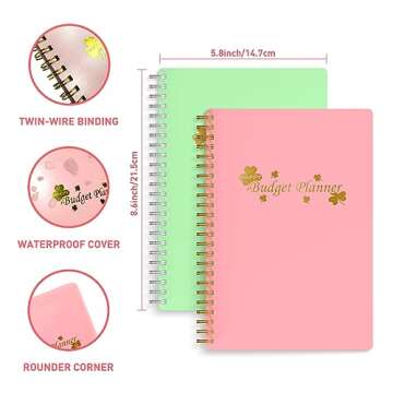 Budget Planner - Monthly Finance Organizer with Expense Tracker for Effective Money Management - A5 ...