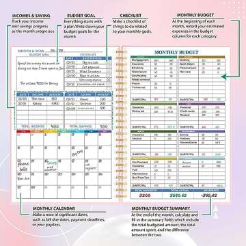 Budget Planner - Monthly Finance Organizer for All Ages