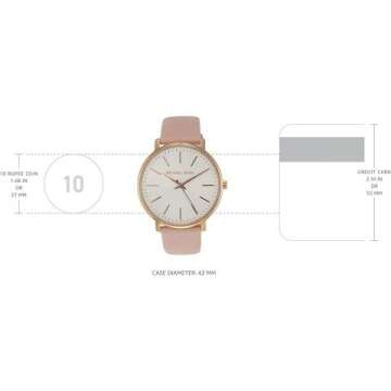 Michael Kors Pyper Three-Hand Stainless Steel Watch