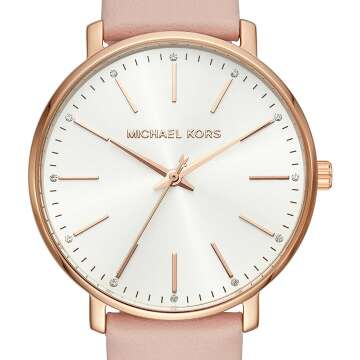 Michael Kors Pyper Three-Hand Stainless Steel Watch