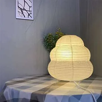 Elegant Paper Lantern Floor Lamp for Cozy Ambiance