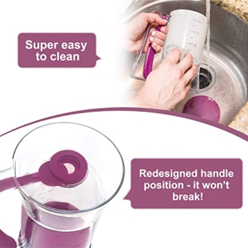 Kndatle Pancake Batter Dispenser with Measuring Label