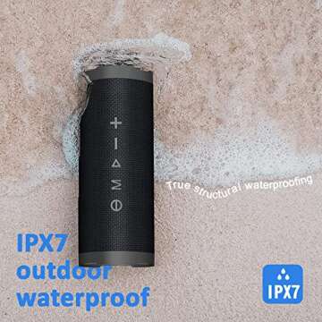 Vanzon Bluetooth Speakers with Waterproof and 24W Stereo Sound