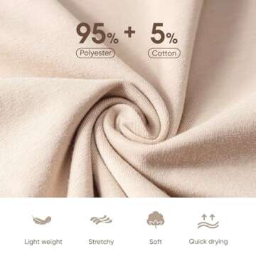 Arohecx Headbands for Women Non Slip - 9 Pcs Fabric Elastic Hair Bands for Women's Hair, Soft Cotton Cloth Stretchy Sport Headbands, Sweat Absorption Athletic Headbands for Workout Yoga Running - A