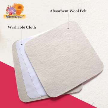 Microfleur Max Art Flower Presser Kit – Quick & Easy Pressing with Washable Cloth, Vibrant Color Retention, Fits Most Microwaves, 9" (23 cm)