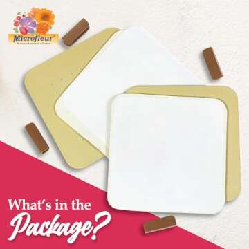 Microfleur Max Art Flower Presser Kit – Quick & Easy Pressing with Washable Cloth, Vibrant Color Retention, Fits Most Microwaves, 9" (23 cm)