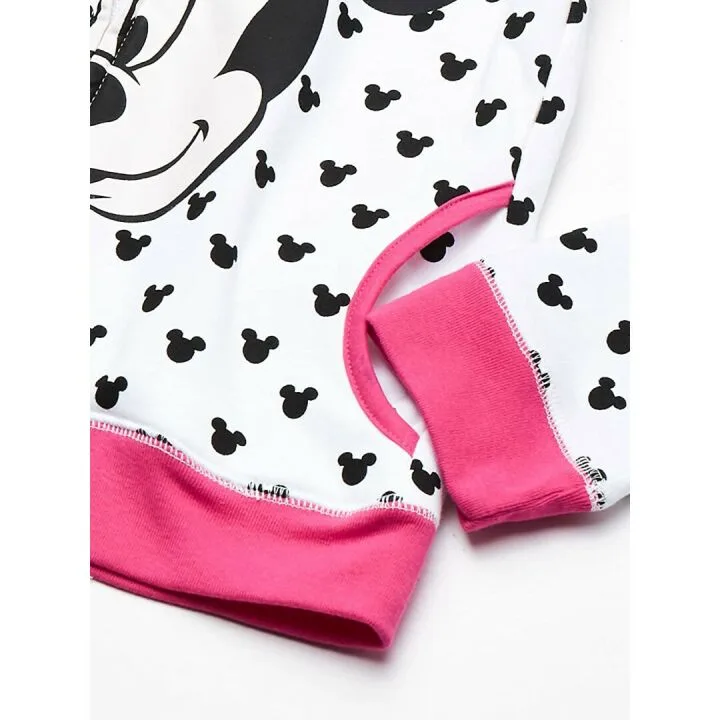 Disney Girls' Minnie Hoodie with Bow & Ears