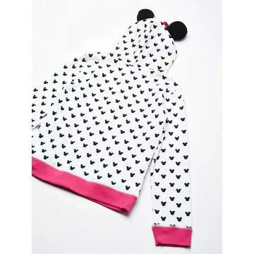 Disney Girls' Minnie Hoodie with Bow & Ears