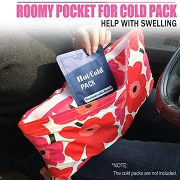 BNRendles Hysterectomy Pillow with Ice/Hot Pack Pocket