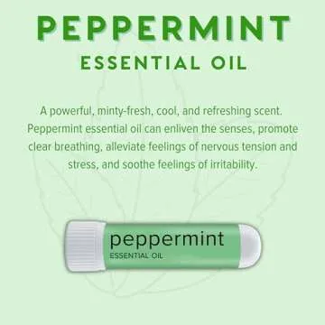MOXĒ Peppermint Essential Oil Nasal Inhaler, Therapeutic No-Mess Aromatherapy, Cooling, Refreshing, Invigorating, Uplifts Mood and Positivity, Pure and Undiluted, Made in USA (3 Pack)`