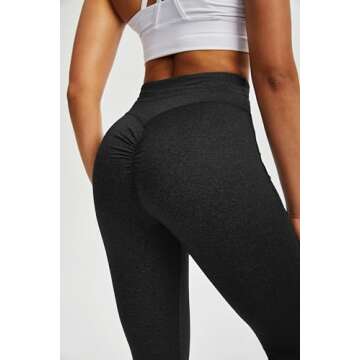 gaimoliso Leggings for Women High Waisted Drawstring Scrunch Butt Lifting Gym Workout Yoga Pants wit...