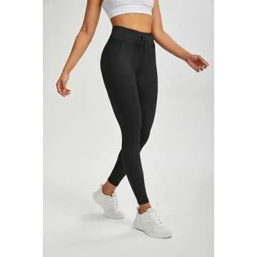 Gaimoliso Women's Scrunch Butt Leggings with Pockets