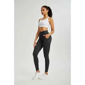 Gaimoliso Women's Scrunch Butt Leggings with Pockets