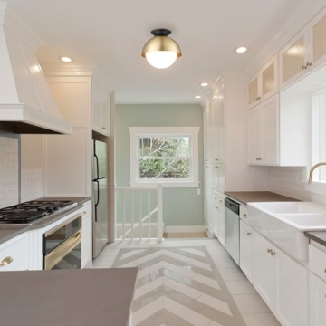 Globe Electric Oswald Flush Mount Ceiling Light Stylish Fixture