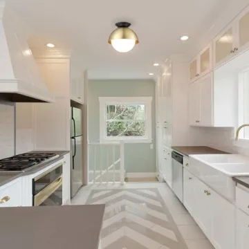 Globe Electric Oswald Flush Mount Ceiling Light Stylish Fixture