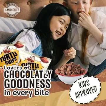K-Munchies Orion Turtle Chips - 3 Packs of 160-gram Choco Churro Flavor Korean Chips - Sweet, Crispy, Korean Snacks with Hint of Cinnamon - Bite-Sized, On-The-Go Korean Corn Snack