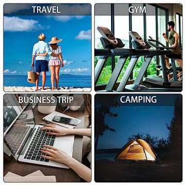 DNSEN 5 Pack 3.4 oz Travel Bottles for Toiletries TSA Approved Leakproof Plastic Empty Travel Size Bottles Containers with Labels