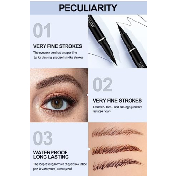 Ultra-Fine Liquid Eyeliner Eyebrow Pencil Waterproof