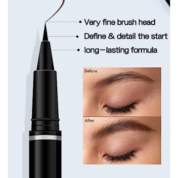 Ultra-Fine Liquid Eyeliner Eyebrow Pencil Waterproof