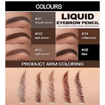 Ultra-Fine Liquid Eyeliner Eyebrow Pencil Waterproof