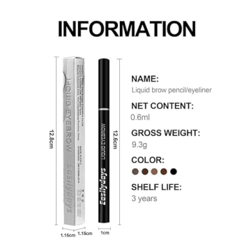 Ultra-Fine Liquid Eyeliner Eyebrow Pencil Waterproof