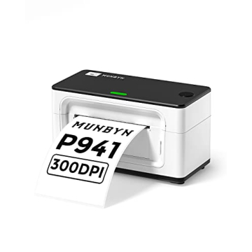 MUNBYN 300DPI Thermal Label Printer for Small Business